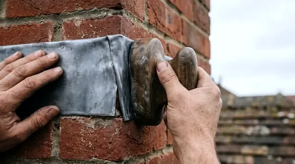 Flashing repair on a Cornelius lake house