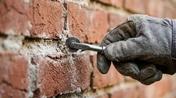 Repointing weathered mortar joints in Troutman, NC